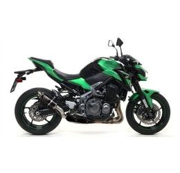 Terminale di scarico Arrow GP2 Dark omologato per Kawasaki Z 900 A2 19-24