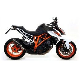 Terminale di scarico Arrow GP2 Dark omologato per KTM 1290 Super Duke GT 17-24