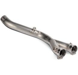 Tubo di raccordo elimina catalizzatore Akrapovic in titanio per Yamaha MT-10 SP 22-23