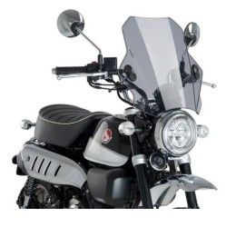 Vetro Cupolino Puig modello bat per Kawasaki ER6N 12-16 colore fume chiaro