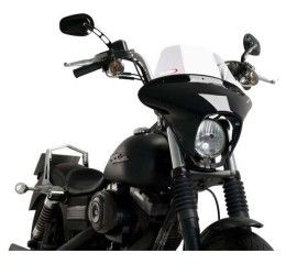 Vetro Cupolino Puig modello batwing sml touring per harley davidson dyna 1584 street bob 06-17 colore trasparente