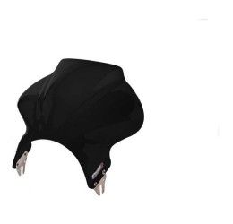 Vetro Cupolino Puig modello cockpit per Triumph Thruxton 900 04-15 colore nero