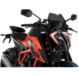 Vetro Cupolino Puig modello naked n.g. sport per KTM 1290 Super Duke R 20-24 colore fume scuro
