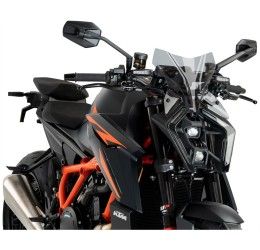 Vetro Cupolino Puig modello naked n.g. sport per KTM 1390 Super Duke R 24-25 colore fume chiaro