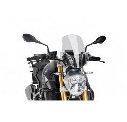 Vetro Cupolino Puig modello naked n.g. sport-supp.orig. per BMW R 1200 R 15-18 colore trasparente