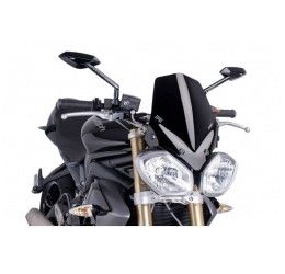 Vetro Cupolino Puig modello naked n.g. sport per Triumph Speed Triple 1050 11-15 colore nero