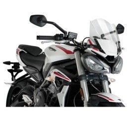 Vetro Cupolino Puig modello naked n.g. sport per Triumph Street Triple 765 RS 20-25 colore trasparente