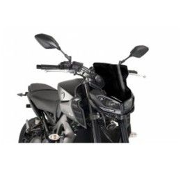Vetro Cupolino Puig modello naked n.g. sport per Yamaha MT-09 17-20 colore nero