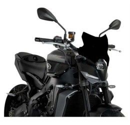 Vetro Cupolino Puig modello naked n.g. sport per Yamaha MT-09 24-25 colore nero