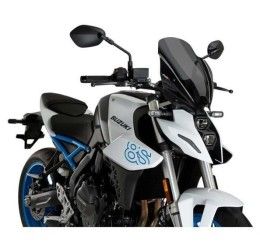 Vetro Cupolino Puig modello naked n.g. touring per Suzuki GSX-8S 23-25 colore fume scuro