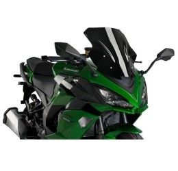 Vetro Cupolino Puig modello racing per Kawasaki Z 1000 SX 11-19 colore nero