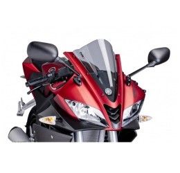 Vetro Cupolino Puig modello racing per Yamaha YZF 125 R 08-18 colore fume chiaro