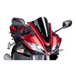 Vetro Cupolino Puig modello racing per Yamaha YZF 125 R 08-18 colore nero