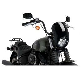 Vetro Cupolino Puig modello semicarenato anarchy per harley davidson softail 1868 street bob 21-24 colore nero