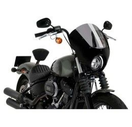 Vetro Cupolino Puig modello semicarenato dark night per harley davidson softail 1868 street bob 21-24 colore fume chiaro