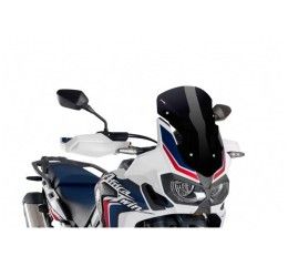 Vetro Cupolino Puig modello sport per Honda Africa Twin CRF 1000 L 16-19 colore nero