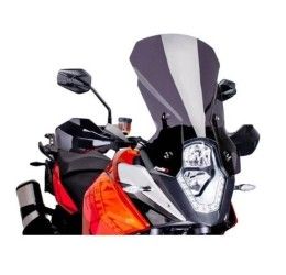Vetro Cupolino Puig modello touring per KTM 1190 Adventure R 13-16 colore fumè scuro
