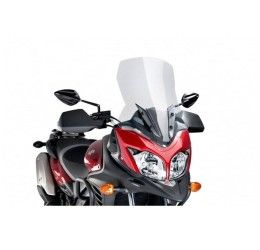 Vetro Cupolino Puig modello touring per Suzuki V-Strom 650 XT 15-16 colore trasparente