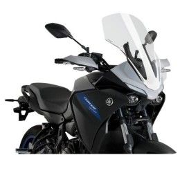 Vetro Cupolino Puig modello touring per Yamaha MT-07 Tracer 700 20-25 colore trasparente