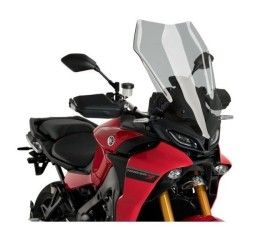 Vetro Cupolino Puig modello touring per Yamaha MT-09 Tracer 900 18-25 colore fume chiaro
