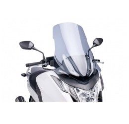 Vetro Cupolino Puig modello v-tech line touring per Honda INTEGRA 750 14-20 colore fume chiaro