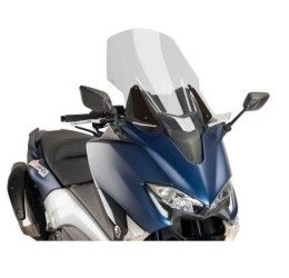 Vetro Cupolino Puig modello v-tech line touring per Yamaha T-Max 560 20-21 colore fume chiaro
