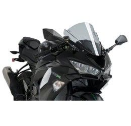 Vetro Cupolino Puig modello z-racing per Kawasaki ZX-10R 08-10 colore fume chiaro