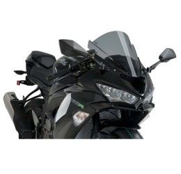 Vetro Cupolino Puig modello z-racing per Kawasaki ZX-10R 08-10 colore fume scuro