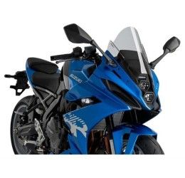Vetro Cupolino Puig modello z-racing per Suzuki GSX-8R 24-25 colore fume chiaro
