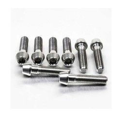 Viti chiusura pinza freno anteriore ACCIAIO INOX Pro-Bolt Aprilia per Mana 850 08-10 testa conica