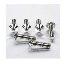 Viti chiusura pinza freno anteriore ACCIAIO INOX Pro-Bolt Ducati per 999 S 03-06 testa conica