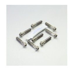 Viti chiusura pinza freno anteriore TITANIO Pro-Bolt Suzuki per GSR 600 06-10 testa conica