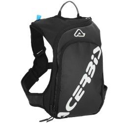 Zaino Hydroback Acerbis SATHER LOGO Nero/Bianco (Capacità sacca acqua 2 litri)