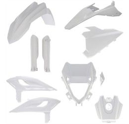 Acerbis complete plastic kit for Beta RR 250 Racing 2T 25-26 white color