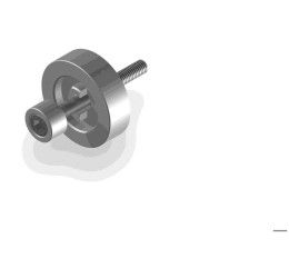 CNC Racing Adapter with anti rotation system to install brake and clutch lever protection. for Triumph Speed Triple 1050 05-15