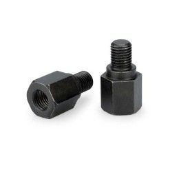 Adapter for bar end mirrors Puig for Suzuki GSX-S 1000 GX 24-25 black color