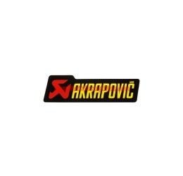 Heat-resistant adhesive written AKRAPOVIC - 120x34.5