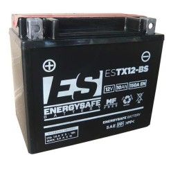 Energysafe battery for Aprilia RSV 1000 01-03 model ESTX12-BS 12V/10AH (Size 152x88x131 mm)