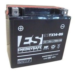 Energysafe battery for Aprilia RSV 1000 98-00 model ESTX14-BS 12V/12AH (Size 150x87x145 mm)