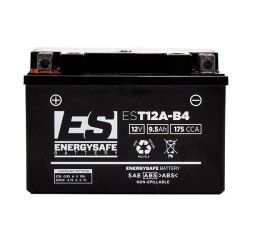 Energysafe battery for Aprilia RSV4 1000 R 09-10 model EST12A-B4 factory sealed 12V/10 (Size 150x87x105 mm)