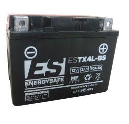 Energysafe battery for Yamaha TZR 50 R 03-16 model ESTX4L-BS 12V/3AH (Size 114x71x86 mm)