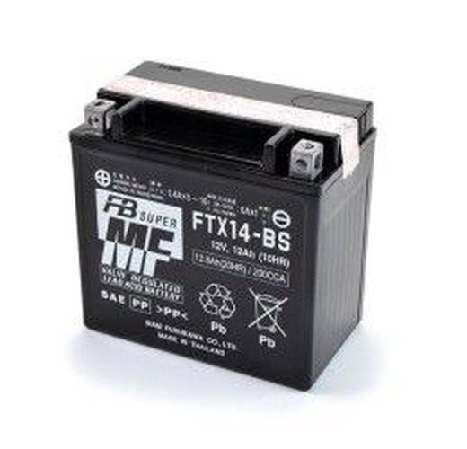 FURUKAWA battery for Aprilia Dorsoduro 750 08-16 model FTX14-BS 12V/14AH (Size 150x87x145 mm)