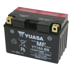 Yuasa battery for Benelli Tornado LE 900 00-03 model YT12A-BS 12V/9,5AH (Size 150x87x105 mm)