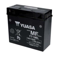 Yuasa battery for BMW K 1200 RS 96-05 model YT19BL 12V/18AH (Size 185x71x180 mm)