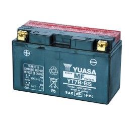 Yuasa battery for Suzuki DRZ 400 E 00-07 model YT7B-BS 12V/6.5AH (Size 150x65x93 mm)