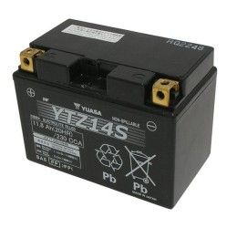 Yuasa battery for Yamaha SCR 950 17-20 model YTZ14S 12V/11,2AH (Size 150x87x110 mm)
