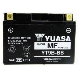 Yuasa battery for Yamaha XT 660 R 04-15 model YT9B-BS sealed 12V/8AH (Size 170x50x105 mm)