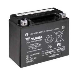 Yuasa battery for Yamaha XV 1600 Wild Star 99-03 model YTX20HL 12V/18AH (Size 175x87x55 mm)