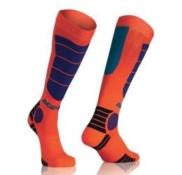 Off-Road socks Acerbis Mx Impact Junior fluo orange-blue
