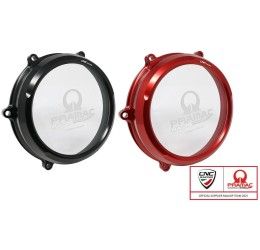 CNC Racing clutch cover clear for Ducati Panigale V4 18-25 Pramac Racing Limited Edition
